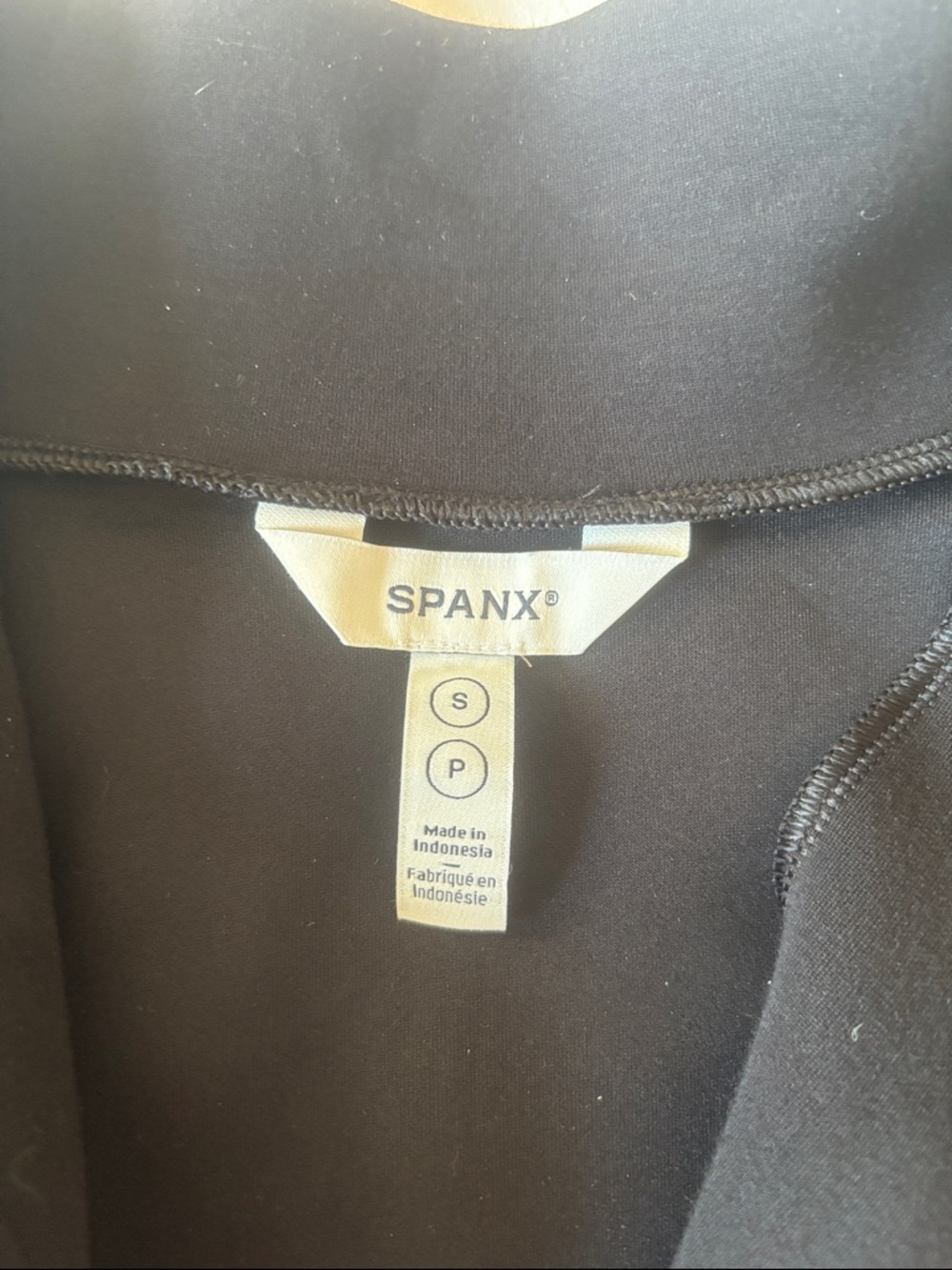 Spanx AirEssentials Track Jacket in Very Black - Picture 7 of 8